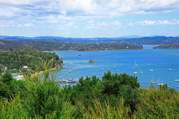 Fototapeta premium Russell and Bay of Islands, New Zealand