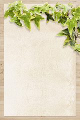 wood leaf paper texture