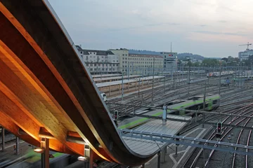 Photo sur Plexiglas Gare bahnhof bern, schweiz
