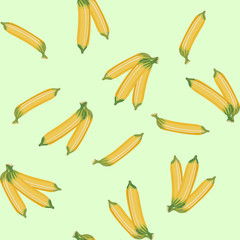 vector illustration seamless bananas pattern