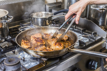 chef restaurant keeps food for hotel guests