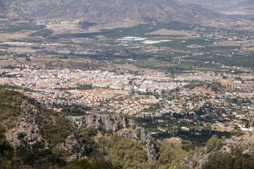 Fototapeta na wymiar vistas del municipio de Alhaurín de la Torre en la provincia de Málaga, España