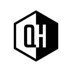 INITIAL hexsagonal HALF LOGO