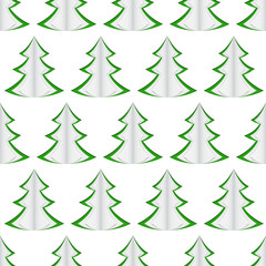 seamless of christmas trees