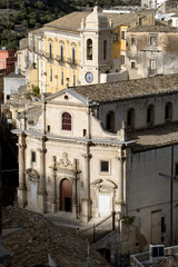 Fototapeta premium old church in Ragusa Sicily Italy
