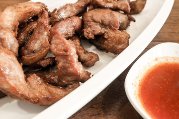 Fried pork