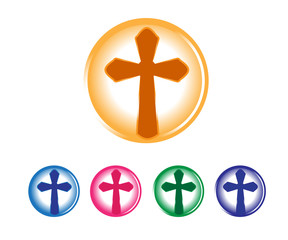 Obraz premium cross color