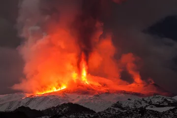 Türaufkleber Vulkan Ätna Ausbruch © Wead