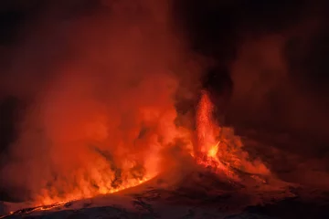 Foto op Plexiglas Volcano Etna eruption © Wead