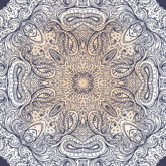 Mandala. Beautiful vintage round pattern