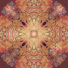 Mandala. Beautiful vintage round pattern