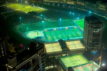 Raamstickers Stadion Sportdistrict van Hong Kong