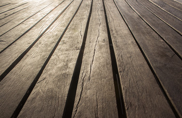 old wood floor perspective background