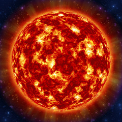 Sun in space