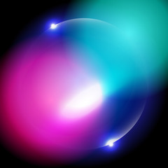 abstract glowing background, Vector Illustration