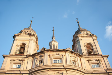 Fototapeta premium Collegiate Church of the Holy Trinity of La Granja,Segovia, Spain