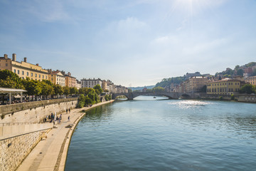 La Saône et son quai