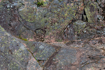 The mountain rock,