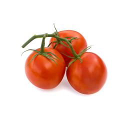 Three fresh tomatoes