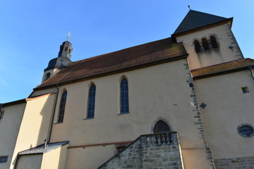 Fototapeta na wymiar Kirche St. Peter (Petersberg) in Fulda 