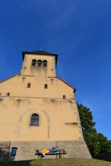 Fototapeta na wymiar Kirche St. Peter (Petersberg) in Fulda 