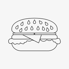 Simple Burger icon