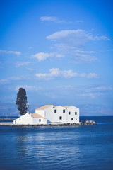 The Vlacherna monastery by day