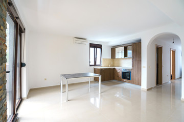 Interior of a new private mansion