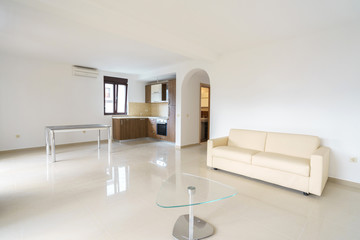 Interior of a new private mansion