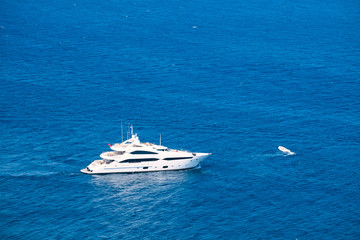 Fototapeta na wymiar Yachting on the Mediteranean Sea