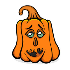 Vector Halloween pumpkin