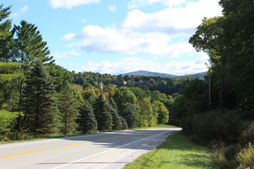 Country Road in Southern Quebec