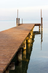 Naklejka premium Small harbor