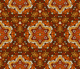 autumn undian seamless mosaic pattern