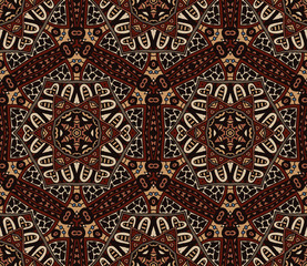 seamless vector colorful Geometric print