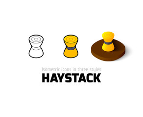 Haystack icon in different style