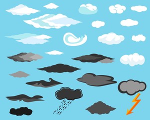Clouds Vector Illustrations