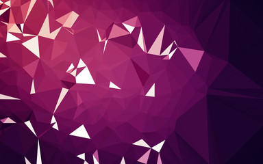 Obraz premium Abstract low poly background, geometry triangle