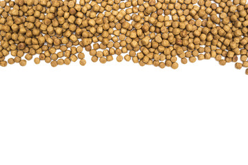 dog food on white background