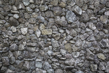 close up of stone wall background and texture