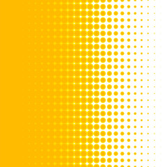 Three levels of half tone_yellow #Vector Graphic