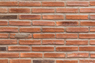 Construction of grunge brick wall texture background