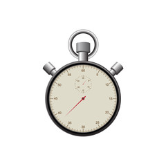 Retro vintage stopwatch vector illustration