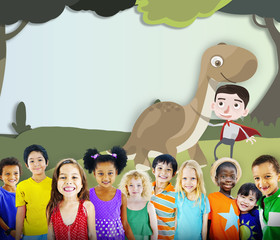 Kids Children Childhood Imagination Happy Concept