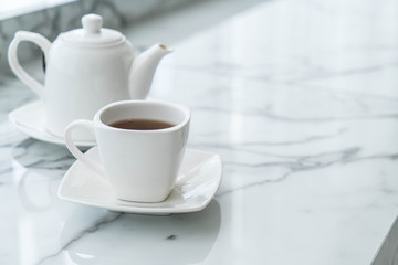 tea cup on the table