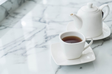 tea cup on the table