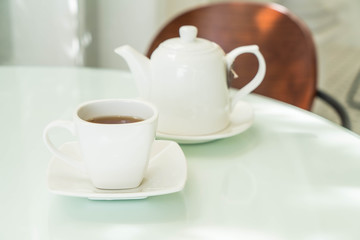 tea cup on the table