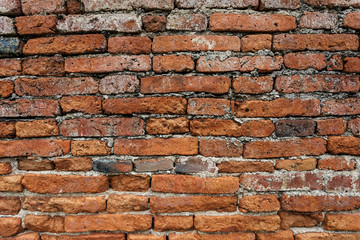 Red brick wall background