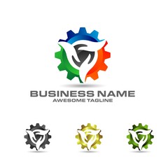 Obraz premium 3 hand of gear