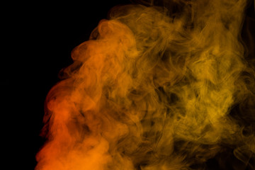 Red yellow water vapor
